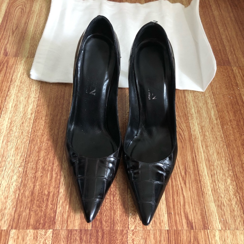 St. John black heels